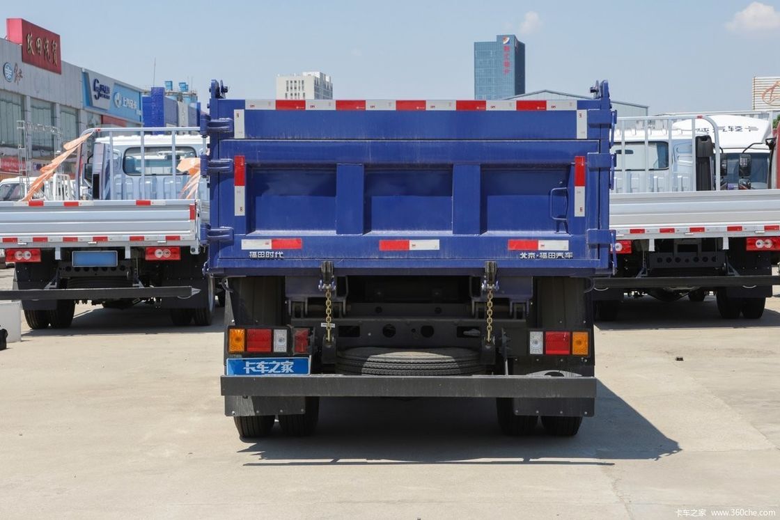 Fuel- 115HP FOTON camión de descarga para la construcción LHD/RHD Opción ≤ 100L Capacidad del tanque de combustible