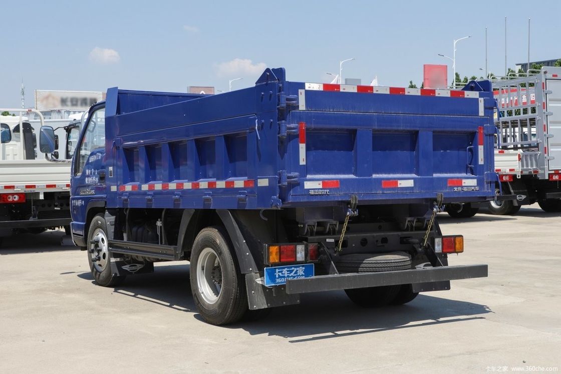 Fuel- 115HP FOTON camión de descarga para la construcción LHD/RHD Opción ≤ 100L Capacidad del tanque de combustible