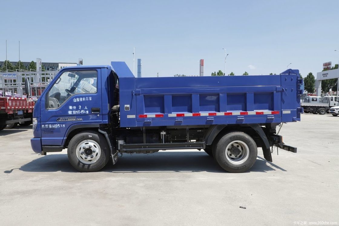 Fuel- 115HP FOTON camión de descarga para la construcción LHD/RHD Opción ≤ 100L Capacidad del tanque de combustible