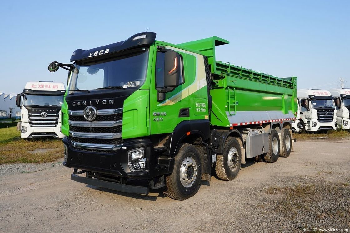 12 ruedas motor diesel LHD RHD 8*4 /6*4 camión de descarga para operaciones mineras de trabajo pesado