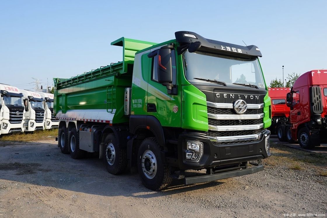 12 ruedas motor diesel LHD RHD 8*4 /6*4 camión de descarga para operaciones mineras de trabajo pesado