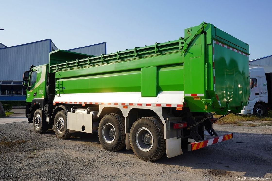 12 ruedas motor diesel LHD RHD 8*4 /6*4 camión de descarga para operaciones mineras de trabajo pesado