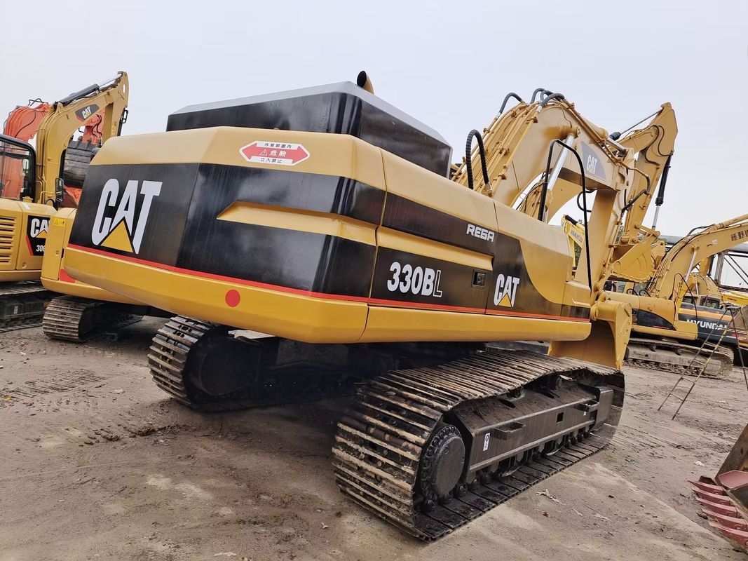 Excavadora de 30 t Excavadora hidráulica usada CAT 330B con capacidad de cubo de 2,1 m3