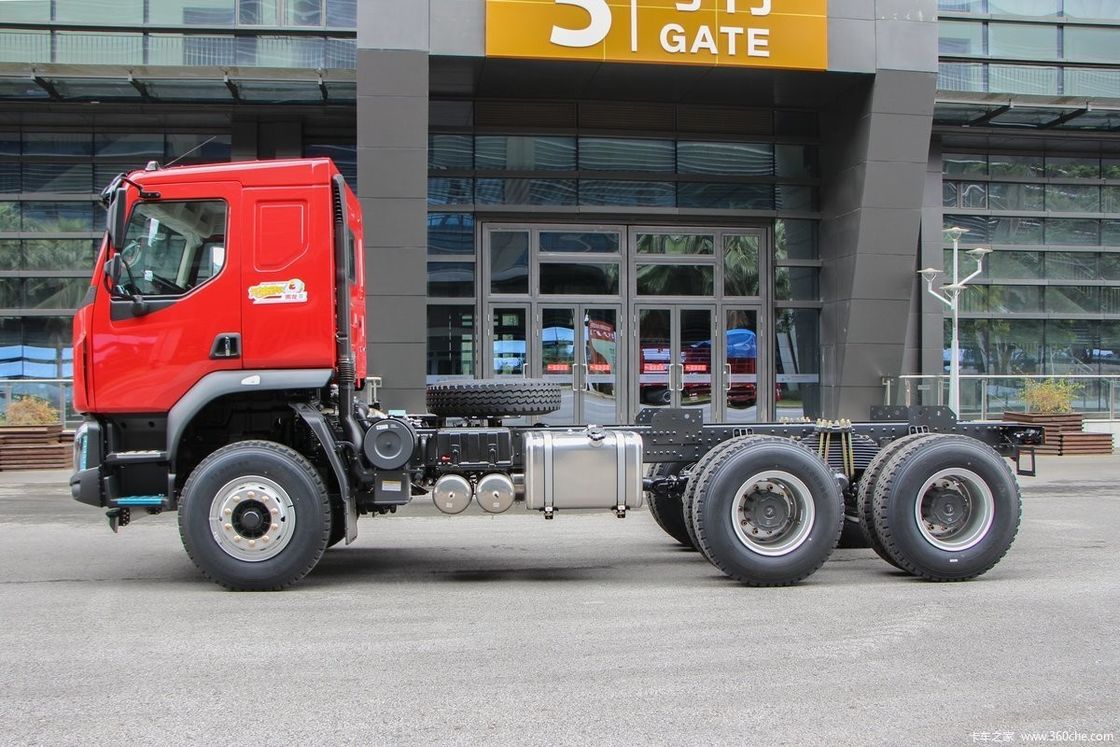 6x4 camión de descarga de Dongfeng 300 CV para la construcción Dimensiones L x W x H mm 5921 * 7895 * 2545 mm