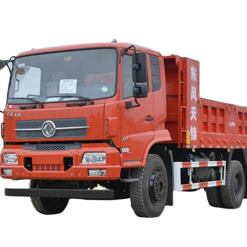 240 HP Dongfeng camión 4x2 con mano izquierda conducción 2 pasajeros perfecto para la construcción