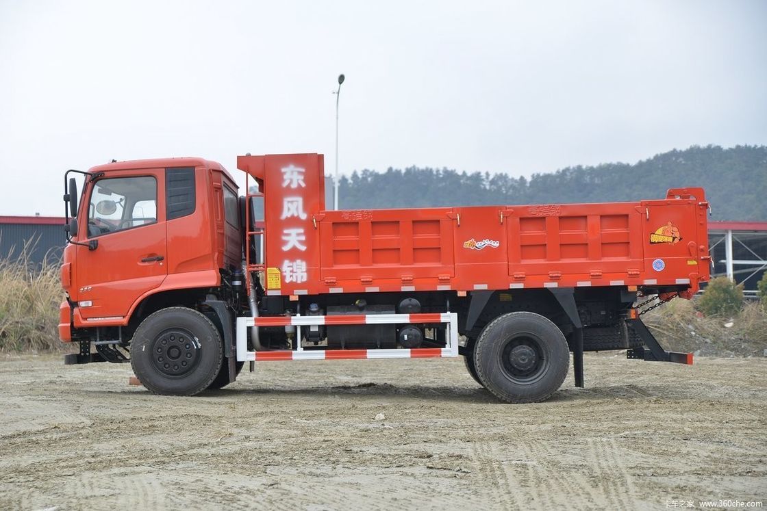 240 HP Dongfeng camión 4x2 con mano izquierda conducción 2 pasajeros perfecto para la construcción
