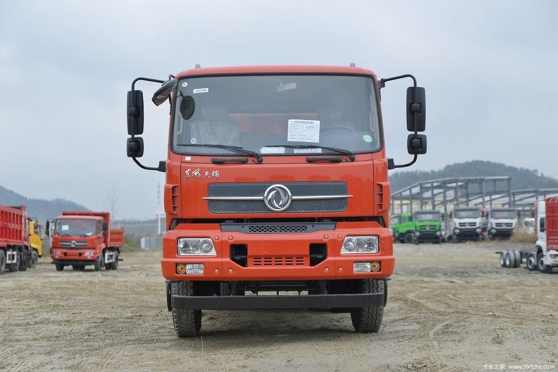 240 HP Dongfeng camión 4x2 con mano izquierda conducción 2 pasajeros perfecto para la construcción