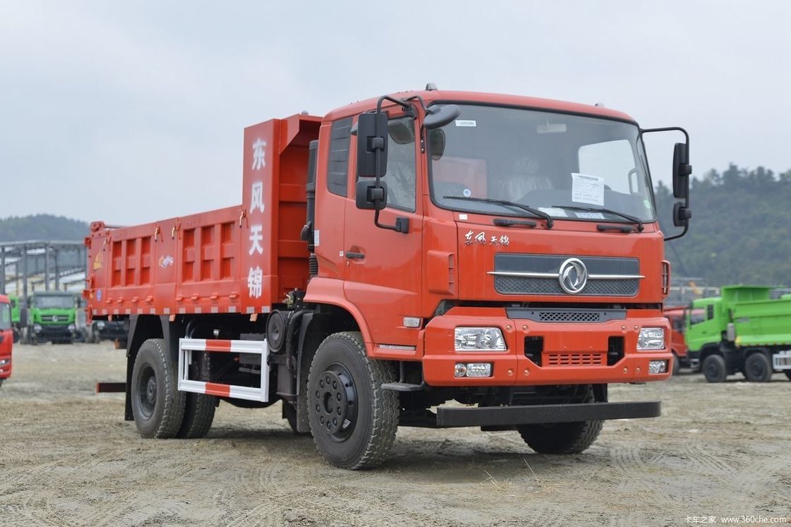 240 HP Dongfeng camión 4x2 con mano izquierda conducción 2 pasajeros perfecto para la construcción