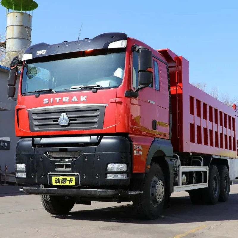 Potencia 351 450hp SITRAK 6x4 camión G7 para proyectos de construcción en África