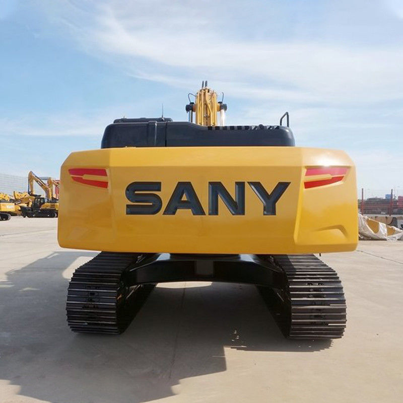 SANY SY245H 24 toneladas de excavadora usada en la planta de fabricación con color amarillo