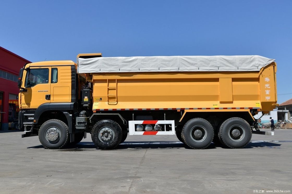 Capacidad de carga de 16 toneladas SITRAK G7W 8x4 camión de descarga de 400 CV sin control de crucero