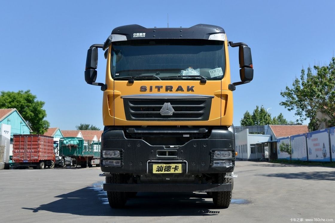 Capacidad de carga de 16 toneladas SITRAK G7W 8x4 camión de descarga de 400 CV sin control de crucero