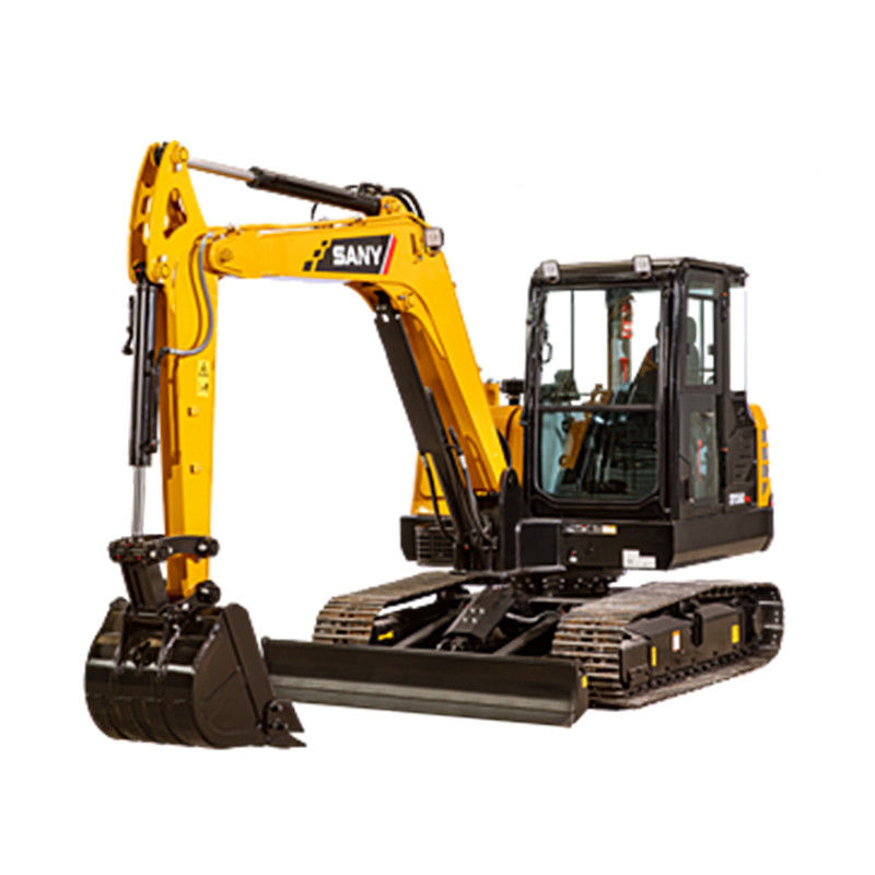 Excavadora usada SANY SY55C de 5,5 toneladas con horas de trabajo bajas 0-2000 y año 2016-2020