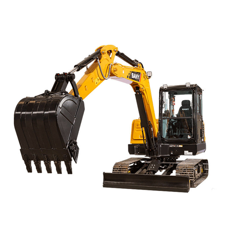 Excavadora usada SANY SY55C de 5,5 toneladas con horas de trabajo bajas 0-2000 y año 2016-2020