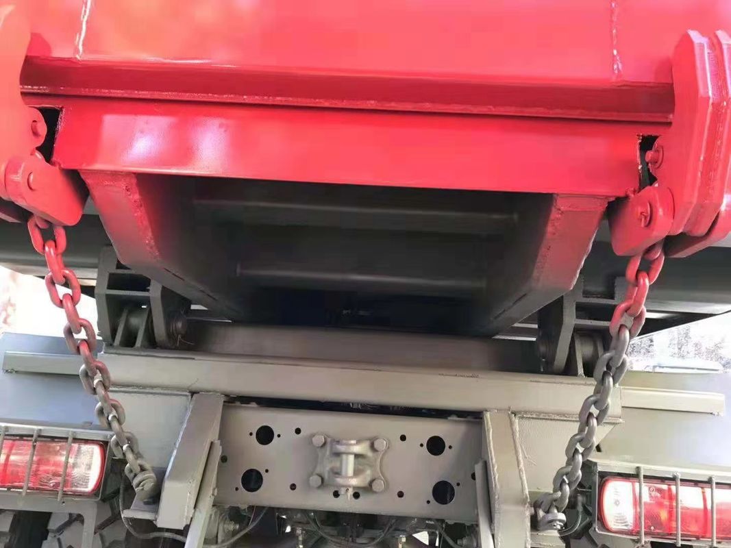 HOWO 6x4 371hp 30 toneladas camión red tipper camión de descarga con motor WEICHAI y 3 pasajeros