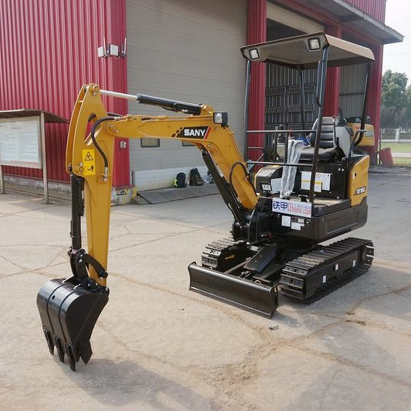 Excavadora mini SY16C de 1850 kg 1 tonelada con motor Yanmar y punto de venta único