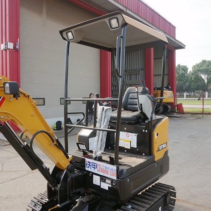 Excavadora mini SY16C de 1850 kg 1 tonelada con motor Yanmar y punto de venta único