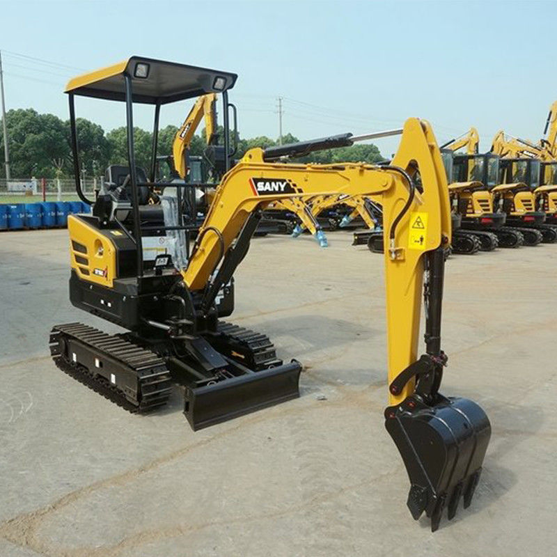 SANY SY16C mini excavadora de 1 tonelada con bomba hidráulica importada y altura de excavación de 3665 mm