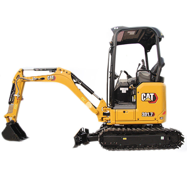 Cat 301.7CR Excavadora mini-crawler de 2 toneladas de uso con profundidad máxima de excavación de 2350 mm