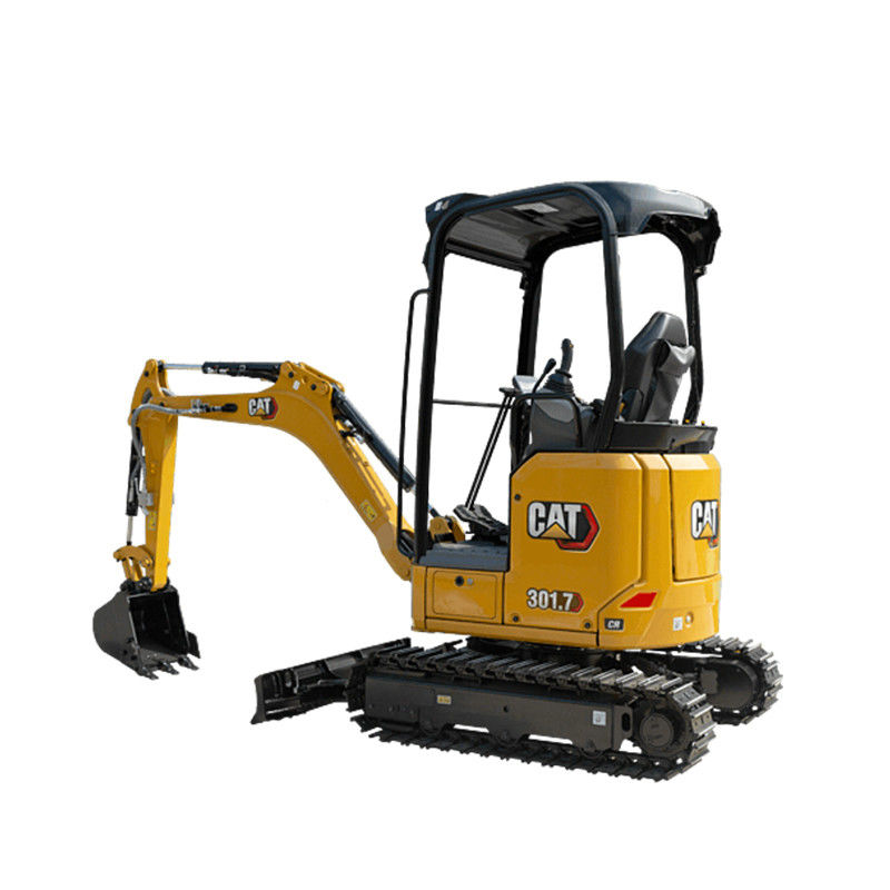 China Cat 301.7CR Mini Excavadora de 2 toneladas hecha directamente con un radio máximo de excavación de 2400 mm