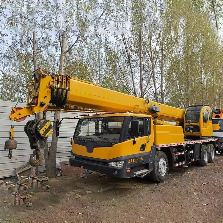 Grúa móvil Zoomlion de 25 toneladas usada con grúas de camión de segunda mano con bomba hidráulica original