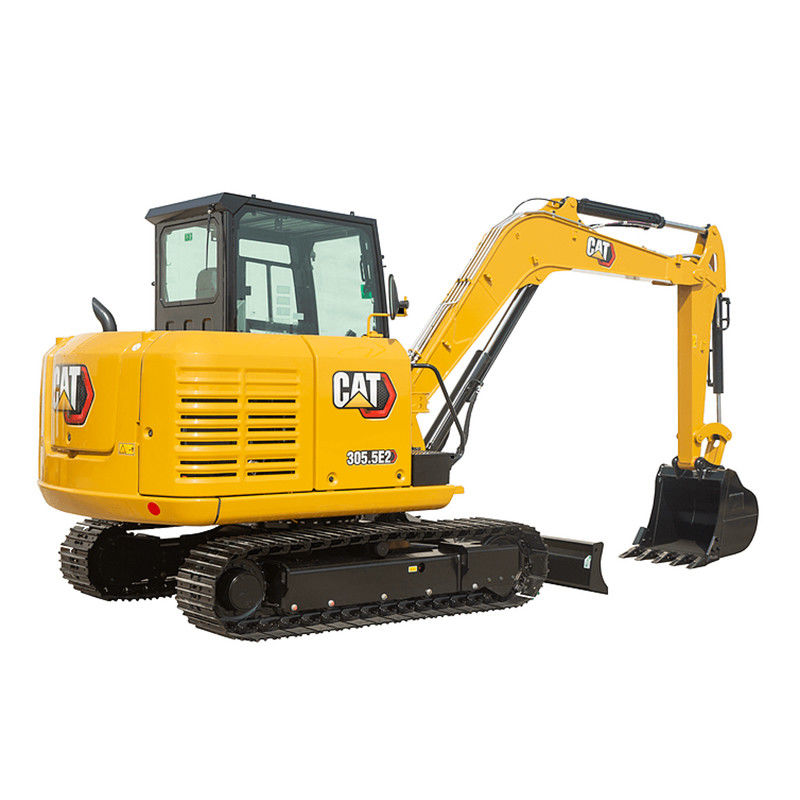 Excavadora mini utilizada de 5 toneladas directamente por el propietario Cat 305.5E2 Mini Excavadora de rastreo
