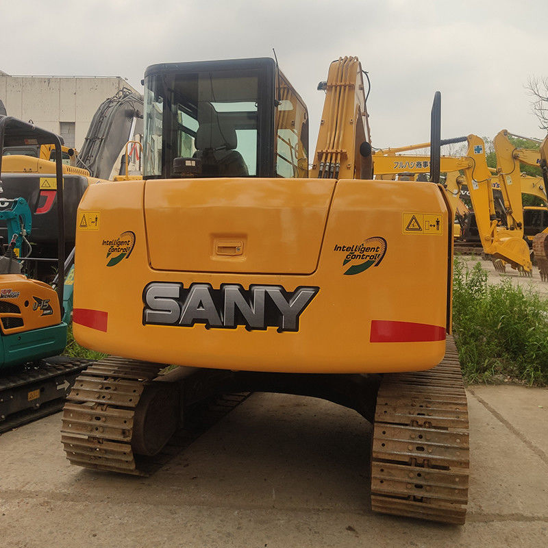 7Excavadora de excavadora de 5 toneladas Sany SY75C con motor ISUZU y otra bomba hidráulica