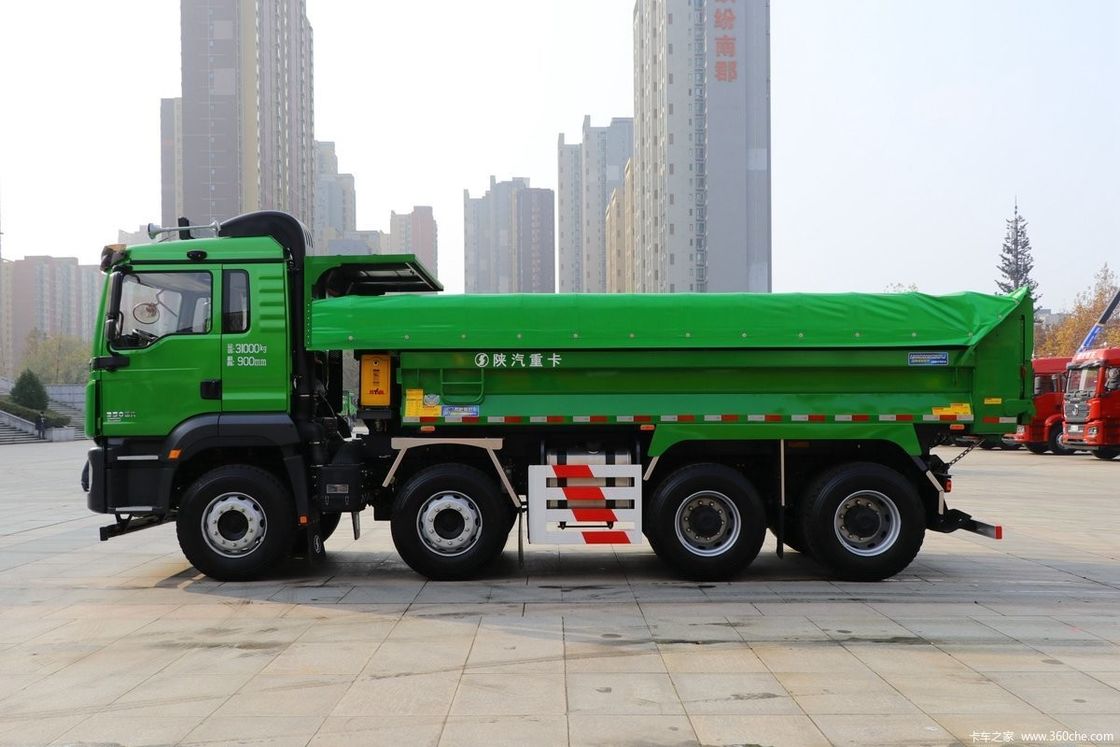 6x4 400HP Shacman camión de descarga con capacidad del motor 8L y 12.00R20 neumáticos 18PR