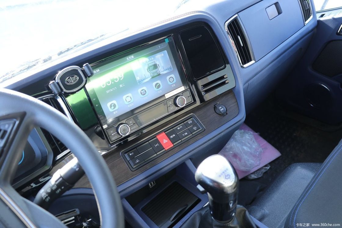 200 CV FAW 4x2 camión de descarga con volante con transmisión manual y tanque de combustible de alta capacidad