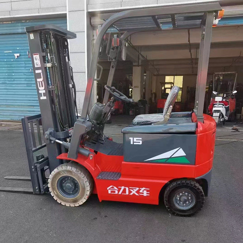 En buen estado Camión elevador eléctrico de 1,5 toneladas utilizado para levantar 1500 kg a 0,4/0,6 m/s