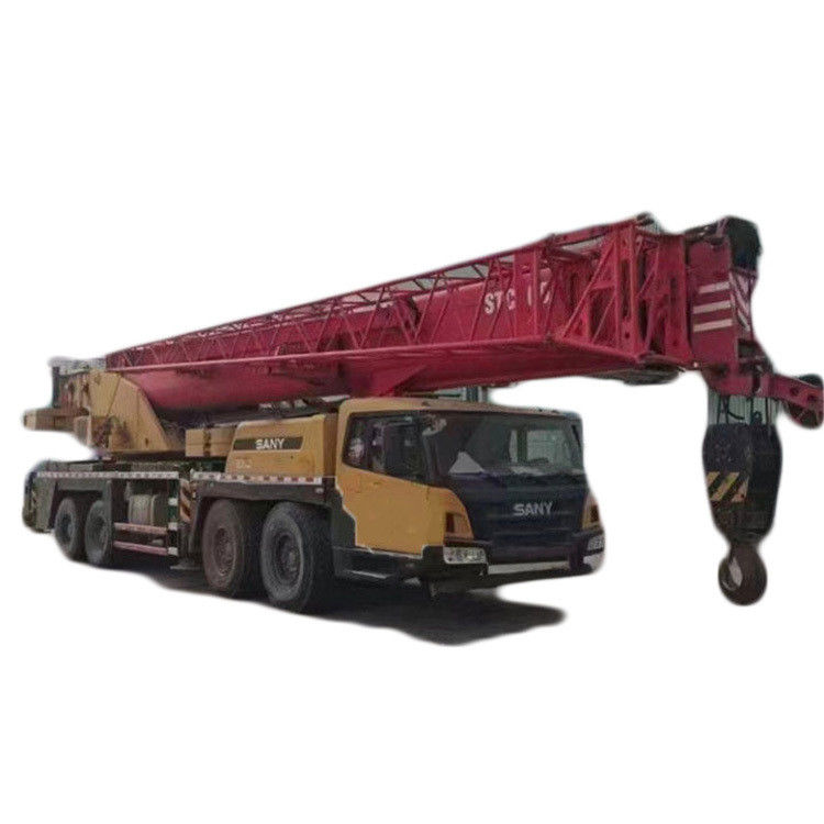 80000 kg Dirección izquierda Camión hidroeléctrico grúa de 80 toneladas STC 800 Camión de grúa Sany usado