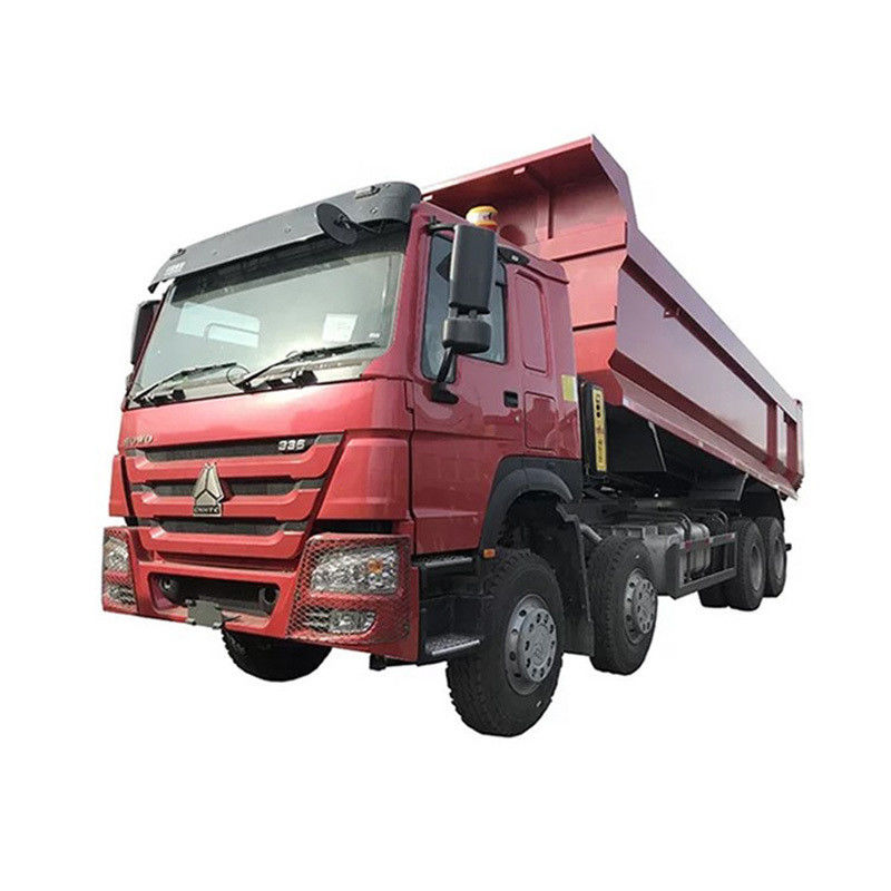 HOWO Sinotruck 8*4 camión de descarga para el transporte de ingeniería aire acondicionado manual