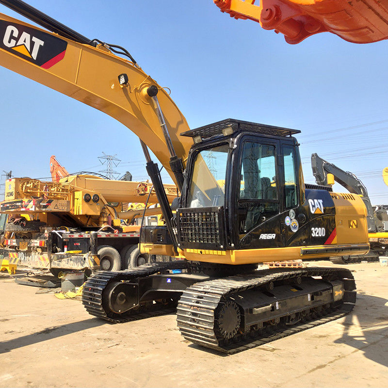 Color original 20 toneladas Excavadora de gato de la oruga usada 320d con horas de trabajo 4001-6000