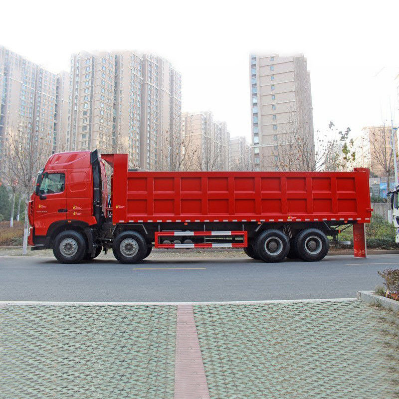 HOWO Sinotruck 8*4 camión de descarga para el transporte de ingeniería aire acondicionado manual