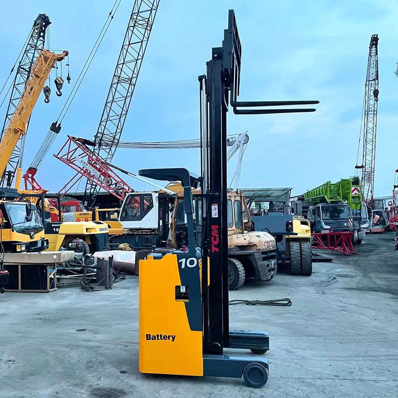 1 tonelada de carretilla elevadora eléctrica utilizada TCM Alturas de elevación 1,6 m-3,5 m con maniobrabilidad flexible