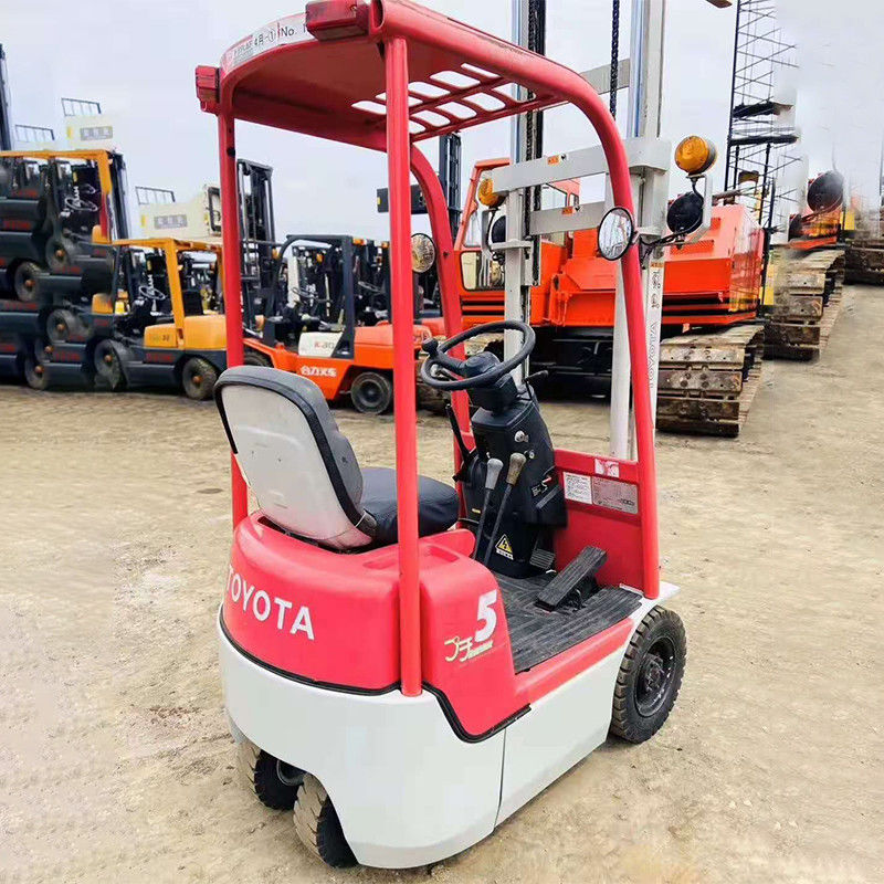 0.5 toneladas Toyota Usado Camión Electrico con 125 ancho de tenedor y 1070 longitud de tenedor