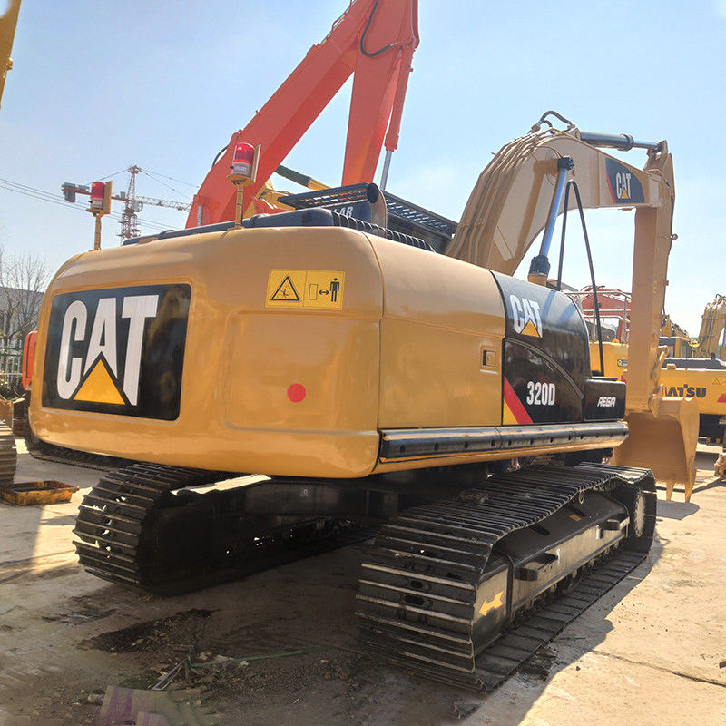 Excavadora CAT 320D de 20 toneladas usadas con tanque de combustible de 410L y capacidad de cubo de 1m3
