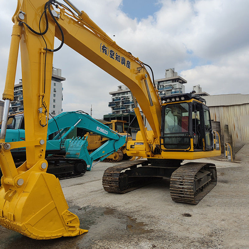 20 toneladas de peso operativo Komatsu PC200 excavadora con color original de segunda mano