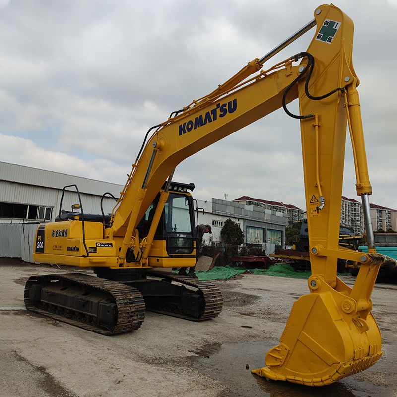 20 toneladas Komatsu PC 200 Japón Excavadora usada con y 3.1/4.2/5.5km/h Velocidad de marcha