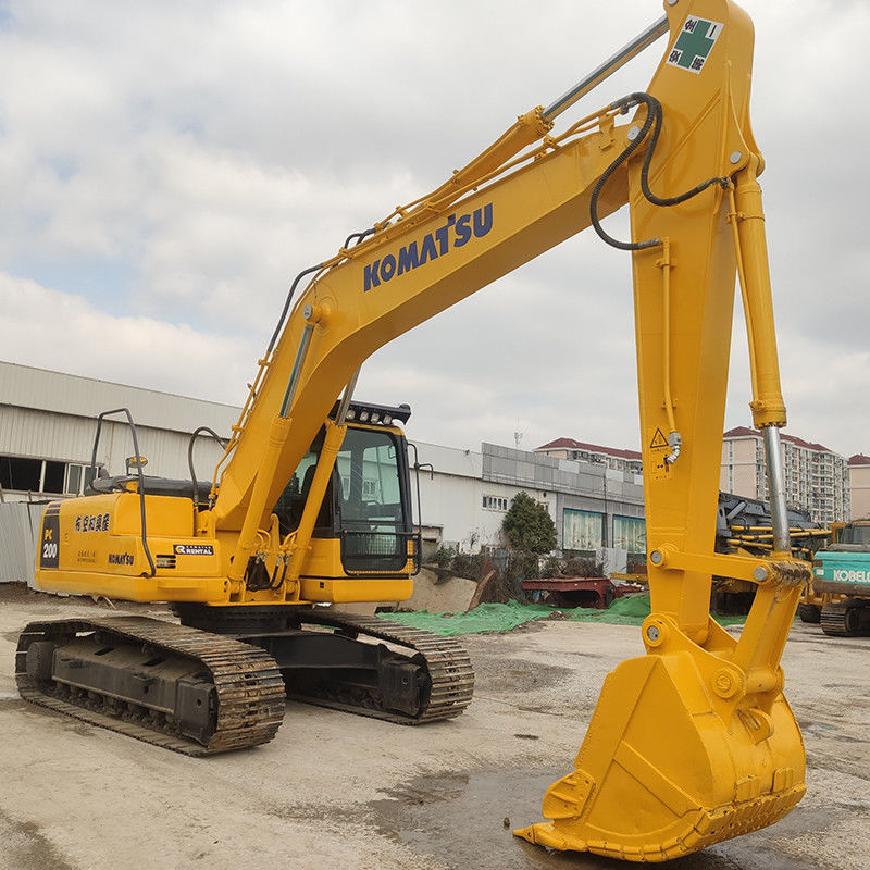 20 toneladas Komatsu PC 200 Japón Excavadora usada con y 3.1/4.2/5.5km/h Velocidad de marcha