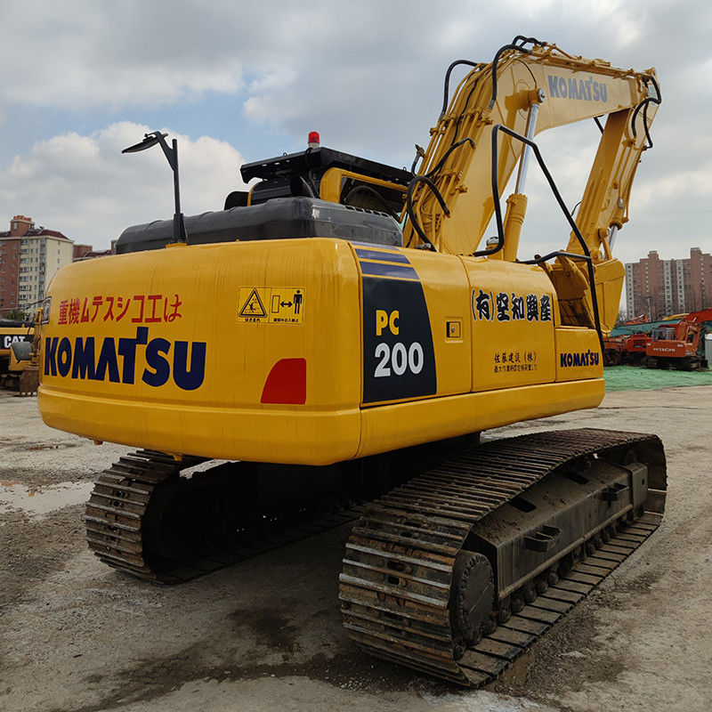20 toneladas Komatsu PC 200 Japón Excavadora usada con y 3.1/4.2/5.5km/h Velocidad de marcha