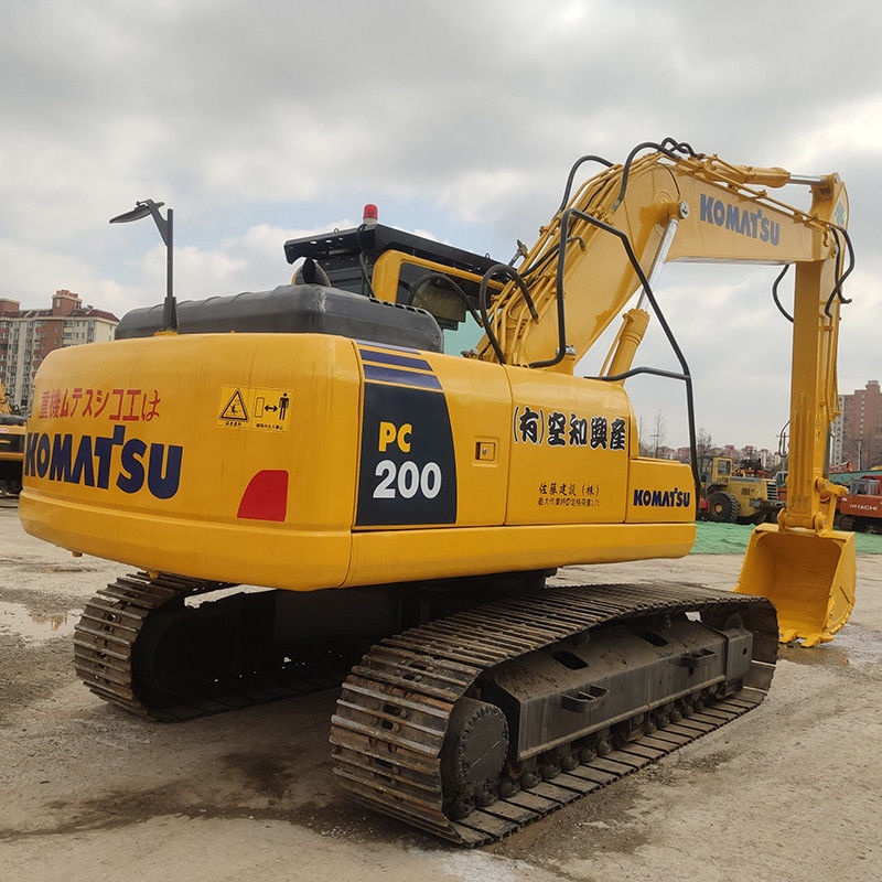 Excavadora Komatsu PC200 PC220-8 de segunda mano con motor original en buen estado
