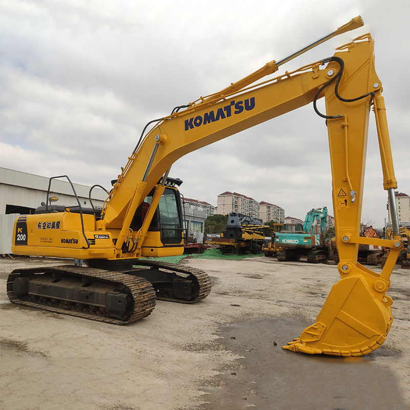 Excavadora Komatsu PC200 PC220-8 de segunda mano con motor original en buen estado