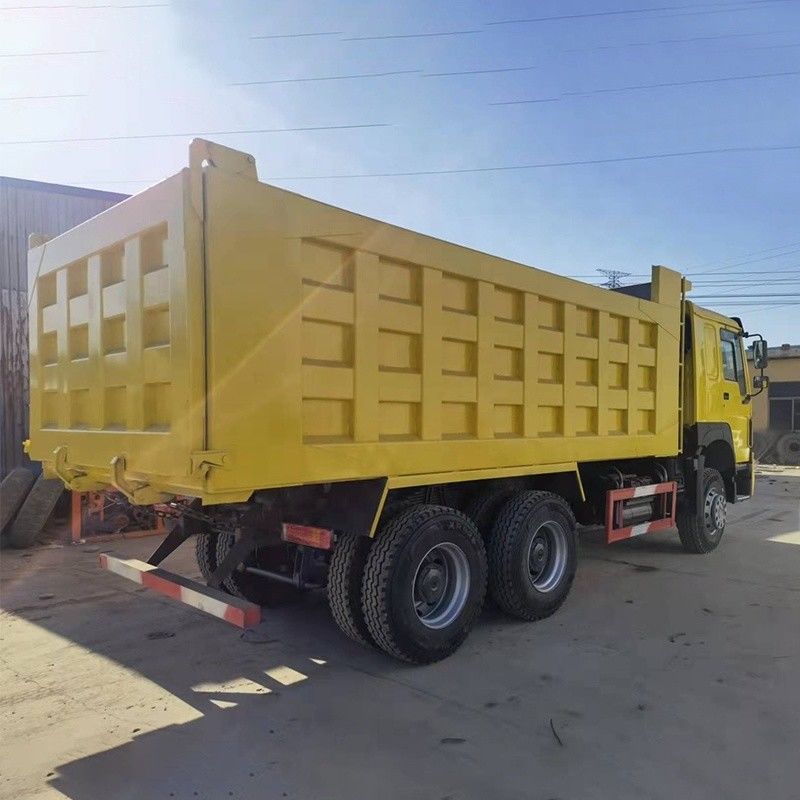 ABS Sí Sinotruck totalmente renovado Howo 371hp 8x4 24 metros cúbicos neumático de camión de descarga de tiradores 12.00R20