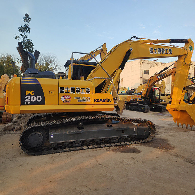2017 año usado Komatsu PC200 Excavadora 20 toneladas Excavadora de rastreo con motor original