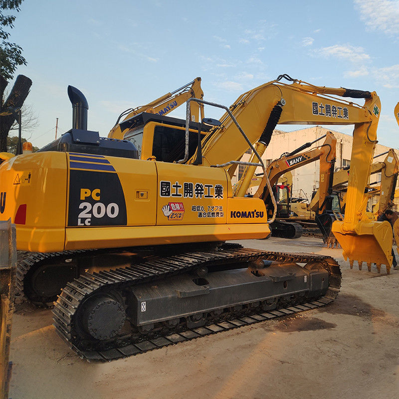 2017 año usado Komatsu PC200 Excavadora 20 toneladas Excavadora de rastreo con motor original