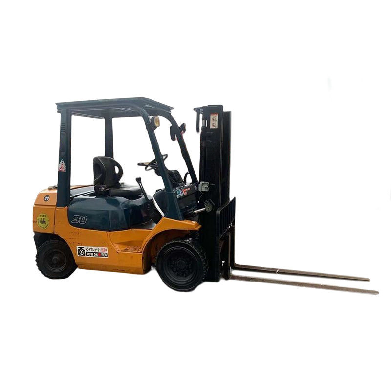 Camión elevador diésel de 10 toneladas con voltaje/capacidad de la batería de 80/370 y anchura de horquilla de 125 mm