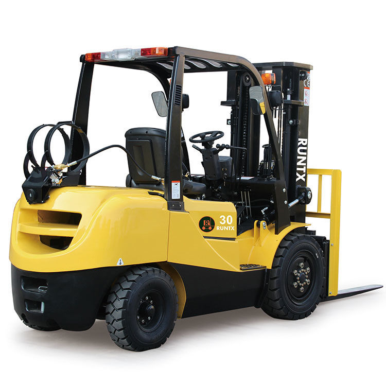 Camión elevador telescópico diesel de 3,5 toneladas con una potencia de motor de elevación de 14,4 kW