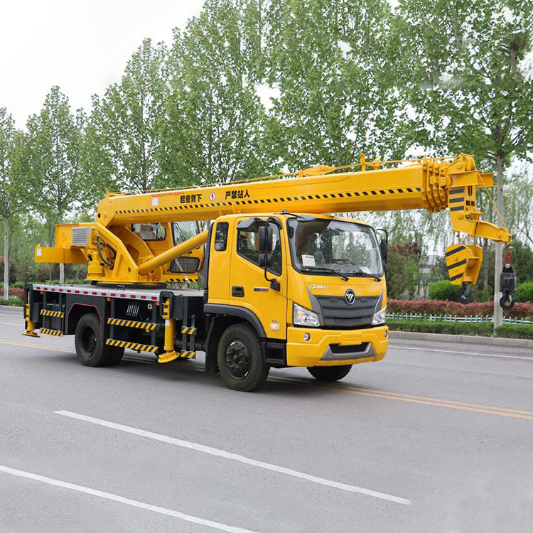 Potencia de 160 CV Amarillo 12-15 toneladas grúa Equipo de elevación Camión grúa Camión grúa usada