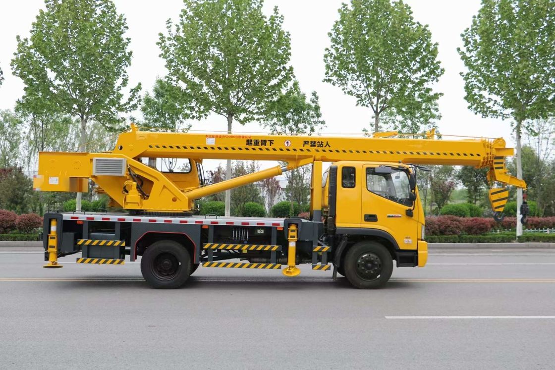 Potencia de 160 CV Amarillo 12-15 toneladas grúa Equipo de elevación Camión grúa Camión grúa usada
